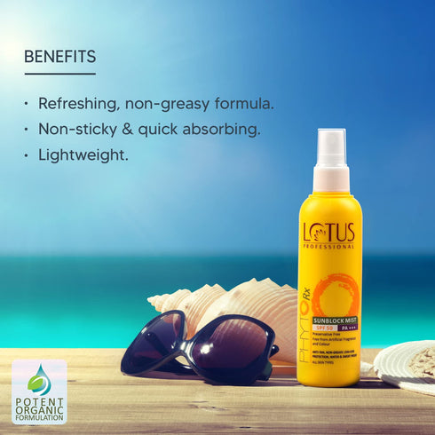 Lotus Professional Phytorx Sunblock Mist Spf 50 Pa+++